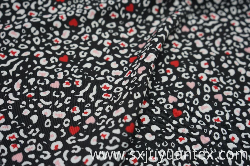 Polyester Spun Yarn Twill Fabric